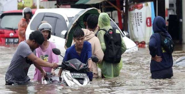 Indonesia flood,