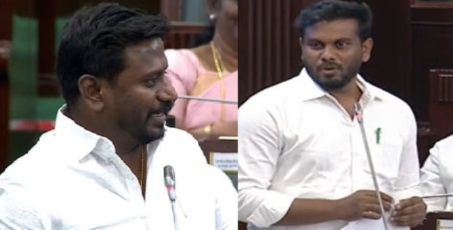 "பிடிக்காது... பிடிக்காது... பிடிக்காது!": சட்டப்பேரவையில் திமுக எம்எல்ஏ - தவெக அமைச்சர் இடையே காரசார விவாதம்!