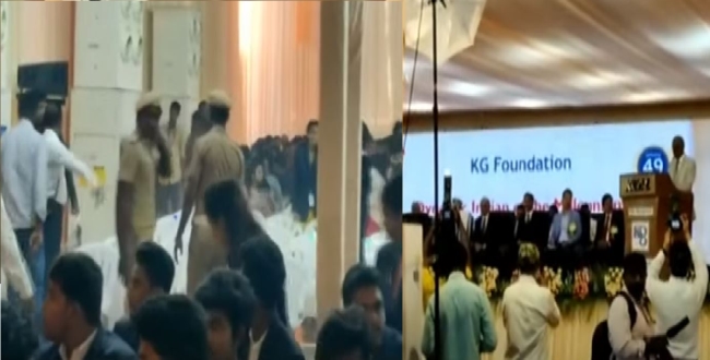 கோவையில் ஆளுநர் ஆர்.என்.ரவி பங்கேற்ற நிகழ்ச்சியில் பதற்றம், பரபரப்பு! - Seithipunal