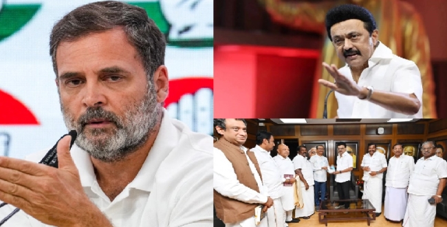 
	காங்கிரசின் முக்கோண பார்முலா..75 சீட் வேண்டும் + அமைச்சரவை இடம் + 5 ராஜ்ய சபா..கடுப்பான ஸ்டாலின்? குழப்பத்தில் திமுக கூட்டணி? - Seithipunal
