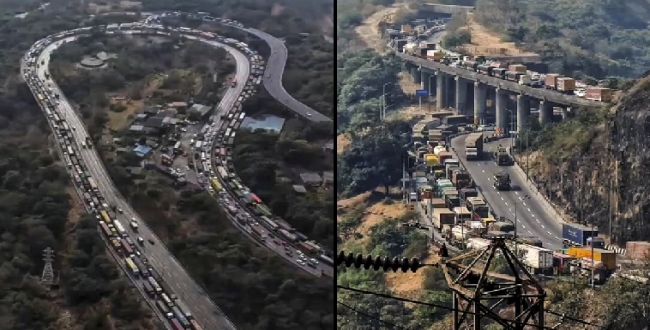 
	மும்பை–புனே விரைவுச்சாலையில் 32 மணி நேரம் டிராபிக் ஜாம்! 25 கிமீ நகர முடியாமல் நின்ற வாகனங்கள்.. மகாராஷ்டிராவில் நடந்தது என்ன? - Seithipunal
