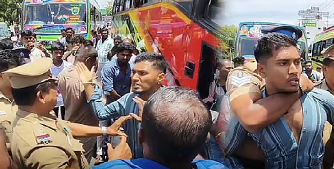 "விசிக கட்சிக்காரங்க மேலதான் தப்பு!": தஞ்சாவூர் மறியலில் நடந்த மோதல் குறித்து இளைஞர் விளக்கம்!