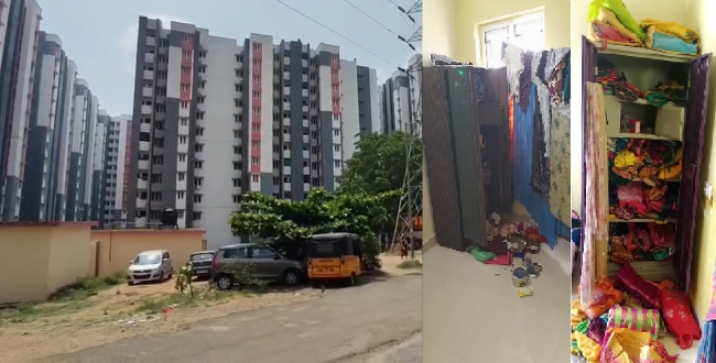 
	கோவையில் அதிர்ச்சி: 13 வீடுகளில் கொள்ளை... 56 பவுன் நகை, ரூ.3 லட்சம் திருட்டு...! - Seithipunal
