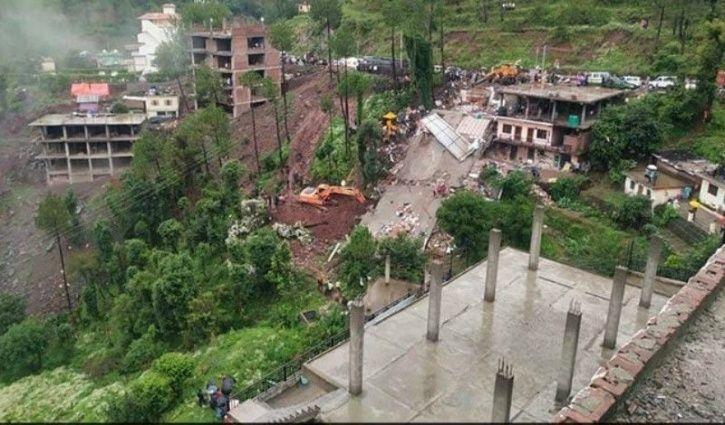 himachal building collapse, himachal predesh, 
