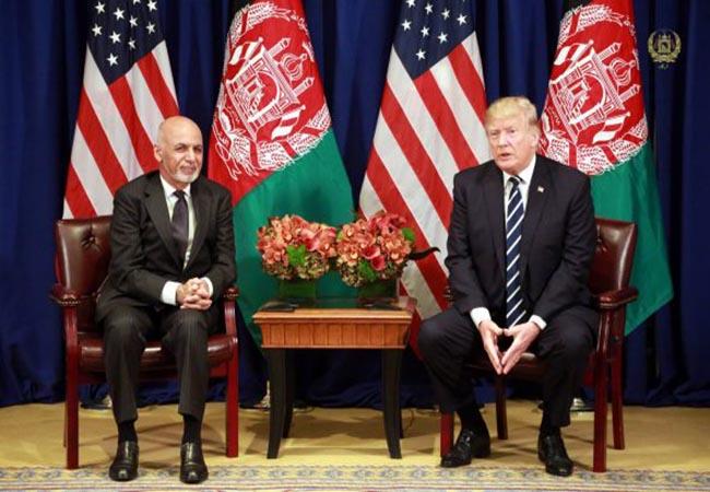 trump, trump with Afghanistan president, டிரம்ப், அமெரிக்க பிரதமர் டிரம்ப், 