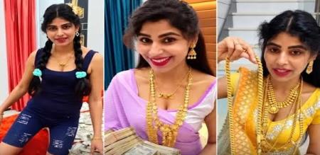 Case Registered Against Female YouTuber Madhumitha for Allegedly Stealing Gold Chain from 89-Year-Old Contractor