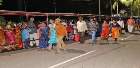 Tirupati Temple rush for leave days 