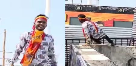Extreme Fandom TVK Supporter Swims 3KM Through Sewage Canal to Glimpse Vijay