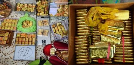 Gold bars jewellery worth 100 crores seized  Anti Terrorism Squad