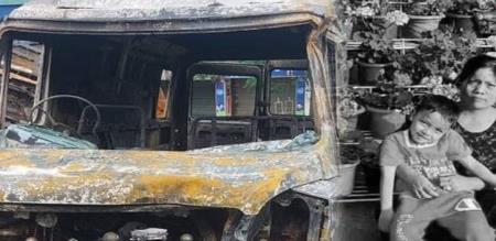 Manipur riots mother and son fired in ambulance 