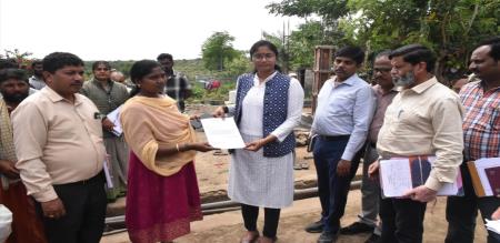Masinagudi village panchayat development project works District Collector conducts on-site inspection