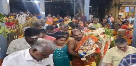 Chakkampatti Muthumariamman Temple Chithirai Festival Flag hoisting on April 29