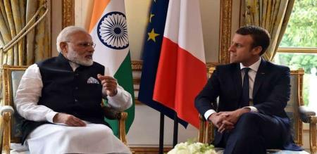 We stand by you in a time of distress French President assures India