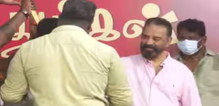The MNM administrator forced him to hold the sword Kamal Haasan became fierce