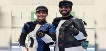 Indian pair wins gold in World Cup shooting competition