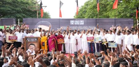 DMK student team has responded to the sentiments of Tamil Nadu students in Coimbatore says Stalin