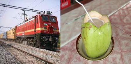 Protest against Southern Railway order Train engine drivers should not drink coconut water