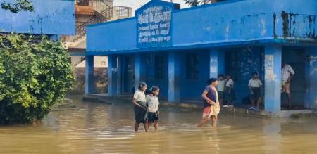 Schools to remain closed in 3 districts including Chennai tomorrow due to heavy rains