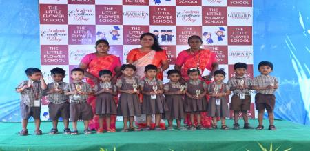 Graduation ceremony for UKG children at Andipatti private school