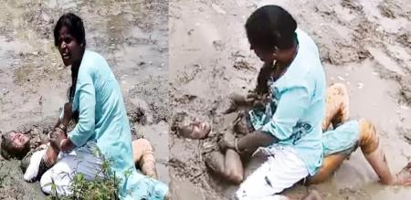 second wife who bought elder daughter by throwing her mud What happened