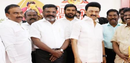 bjp narayanan say about dmk vck alliance seat sharing 