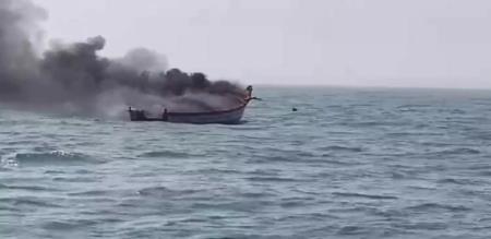  fishing trip turned into nightmare Boat fire incident Thiruvallur
