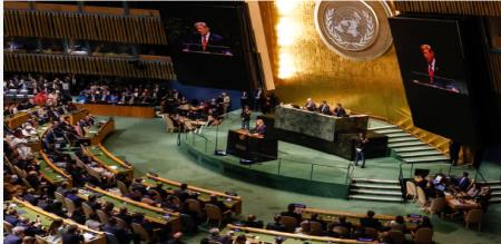 Trump warned at the UN General Assembly meeting that he would send Iran to a hell from which it could not return