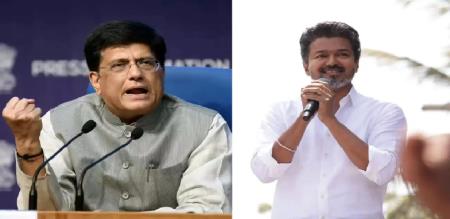 Vijay canot even win 4 tickets Vijay is in a dreamPiyush Goyal review What is Tvk field situation