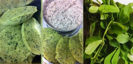 Healthy version How to make fenugreek and spinach idli