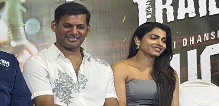actor vishal marriage to actress sai dhanshika