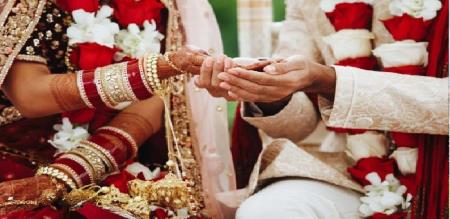 Forced marriage to a man 22 years older than her Young woman cries at the wedding
