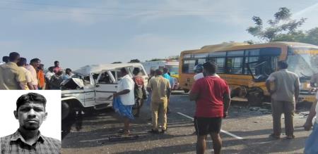 kovipatti school bus accident 